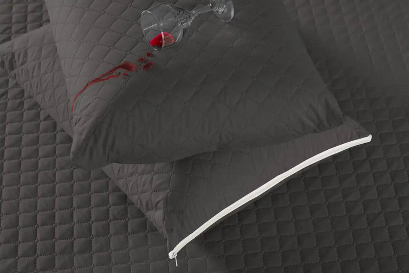 Protetor de Colchão Impermeável com elástico + Fronhas mateladas - Casa e Cor