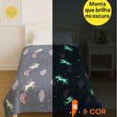 Manta Cobertor Mágico que Brilha no Escuro (Tamanho 2.00cm x 1.50cm)