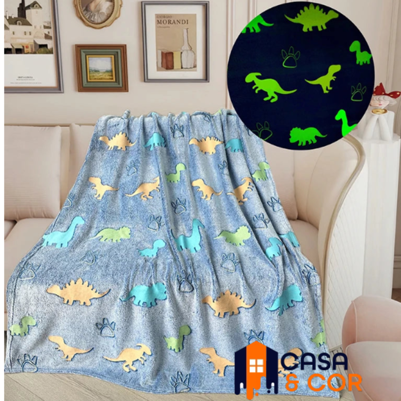 Manta Cobertor Mágico que Brilha no Escuro (Tamanho 2.00cm x 1.50cm)