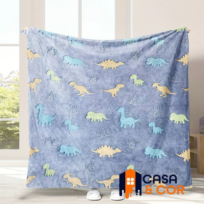 Manta Cobertor Mágico que Brilha no Escuro (Tamanho 2.00cm x 1.50cm)