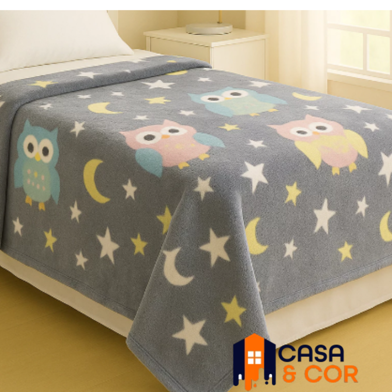 Manta Cobertor Mágico que Brilha no Escuro (Tamanho 2.00cm x 1.50cm)