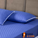Protetor de Colchão Impermeável com elástico + Fronhas mateladas - Casa e Cor