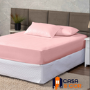 Protetor de Colchão Impermeável com elástico + Fronhas mateladas - Casa e Cor